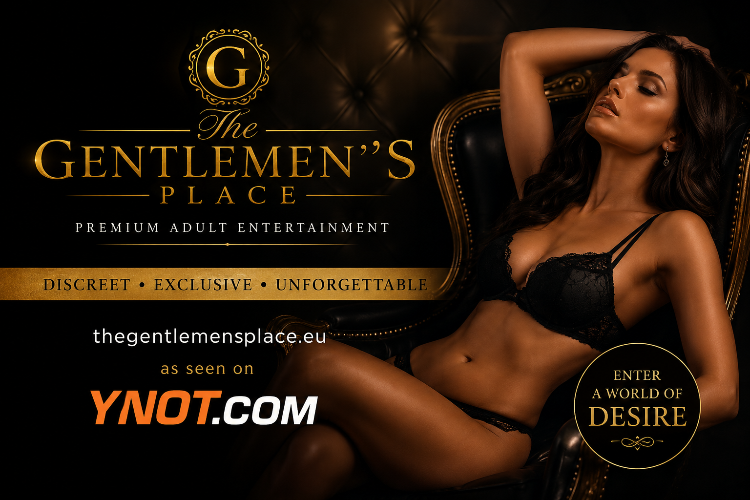 The Gentleman’s Place Featured on YNOT.com – Independent Performer Platform Launch